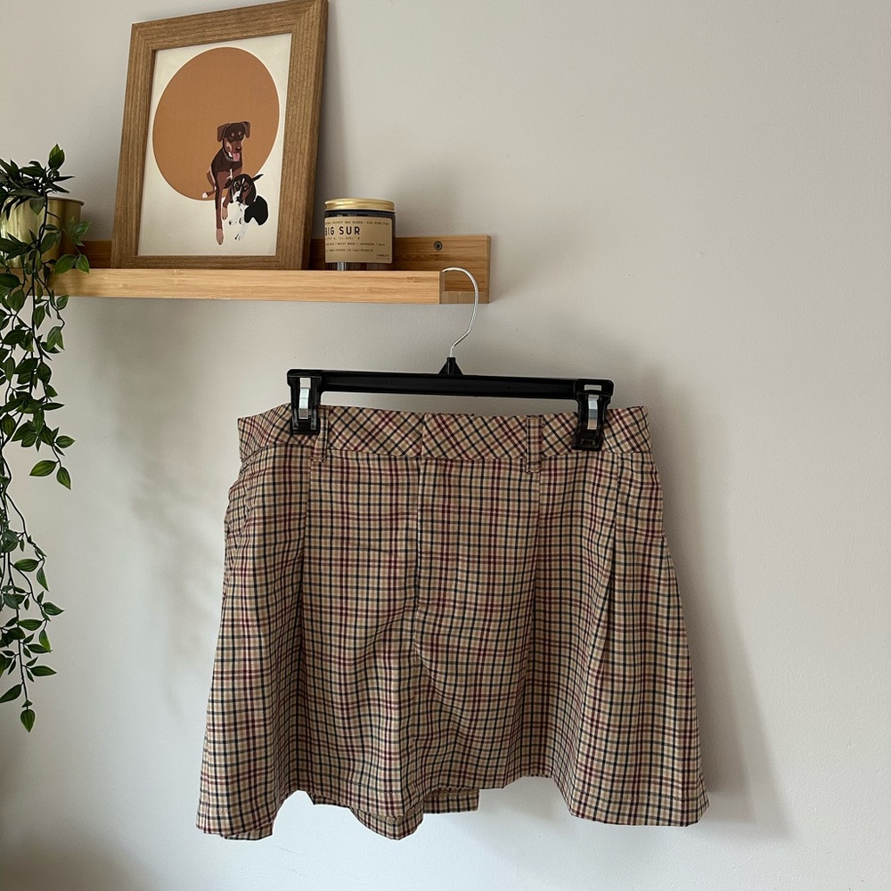 H&M plaid skirt